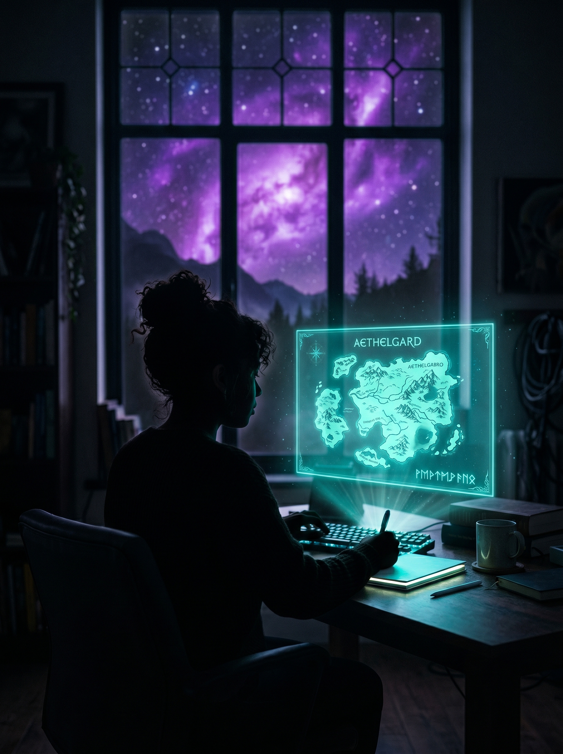 A Koroverse worldbuilder at work